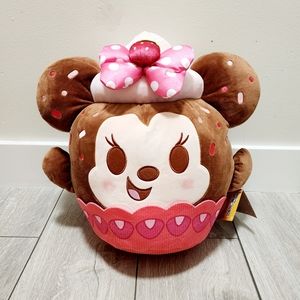 Disney Munchlings Minnie Mouse Wild Strawberry Cupcake 16" Scented Plush